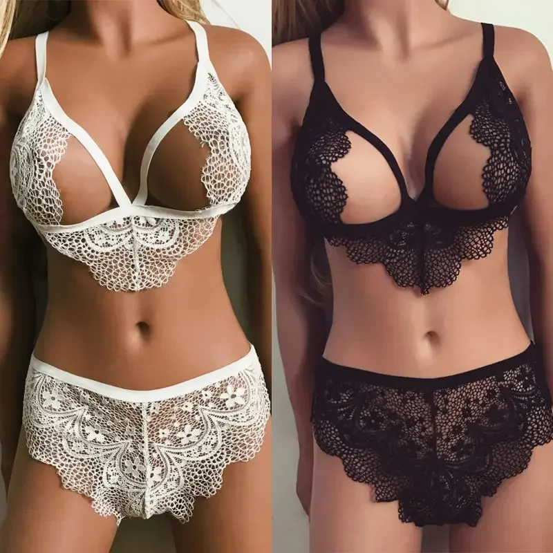 European American Foreign Trade Women's Lingerie Hollowed Out Allure Exposed Breasts Three Point Bikini Suspender Vest Suit XXXX
European American Foreign Trade Women's Lingerie Hollowed Out Allure Exposed Breasts Three Point Bikini Suspender Vest Suit XXXX