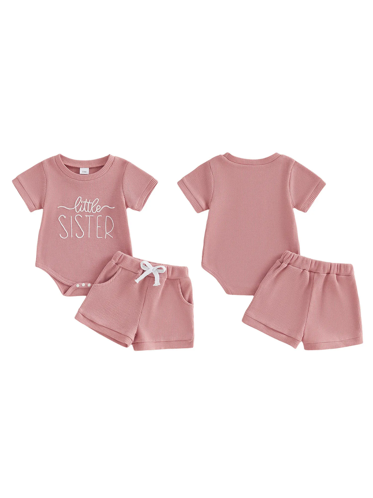 Toddler Girls 2-Piece Outfit Short Sleeve Floral Print Top with Ruffle Hem Shorts Set for Baby Girls Elastic Waist Summer
Toddler Girls 2-Piece Outfit Short Sleeve Floral Print Top with Ruffle Hem Shorts Set for Baby Girls Elastic Waist Summer