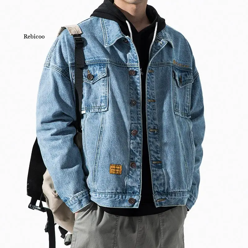 Autumn Denim Jacket Men Casual Streetwear Male Jackets Coats Men Outerwear Jacket Coats Oversized Jeans Jackets
Autumn Denim Jacket Men Casual Streetwear Male Jackets Coats Men Outerwear Jacket Coats Oversized Jeans Jackets