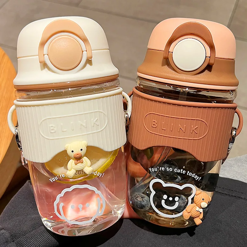 Cute Water Bottle For Girl Ins Style Cartoon Mug Outdoor Gym Sports Drinking Kettle Portable Kawaii Cup 600ml Tumbler With Straw
Cute Water Bottle For Girl Ins Style Cartoon Mug Outdoor Gym Sports Drinking Kettle Portable Kawaii Cup 600ml Tumbler With Straw