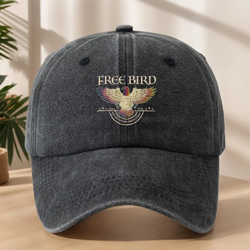 Men's "FREE BIRD" Eagle Baseball Cap | Vintage Washed Lightweight for Outdoor Sports & Casual
Men's "FREE BIRD" Eagle Baseball Cap | Vintage Washed Lightweight for Outdoor Sports & Casual