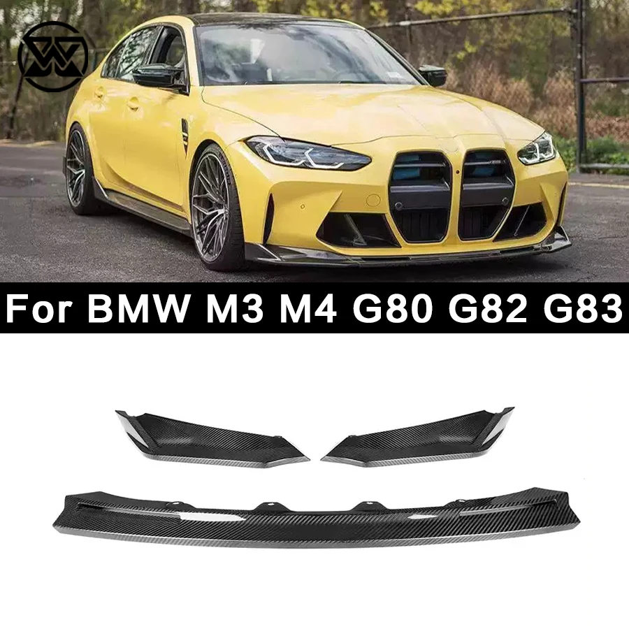 For BMW M3 G80 M4 G82 G83 Carbon Fiber Front Bumper Lip Diffuser V Style 2021+ Car Front Chin Lip Splitter Spoiler Body Kit
For BMW M3 G80 M4 G82 G83 Carbon Fiber Front Bumper Lip Diffuser V Style 2021+ Car Front Chin Lip Splitter Spoiler Body Kit