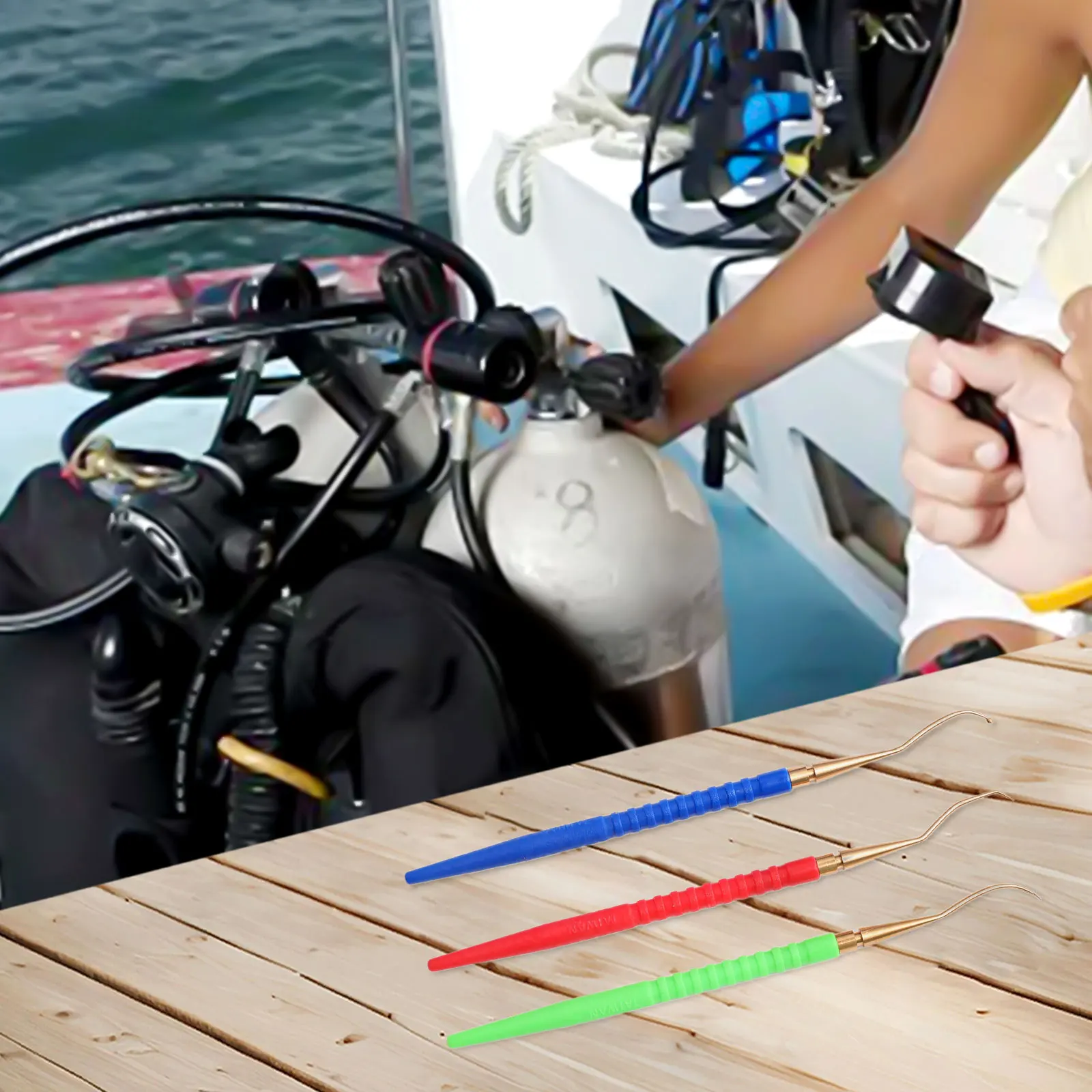 Snorkeling Repair Kit Scuba Diving Repair Tool Scuba Diving Snorkeling Hard Plastic Handle Easy To Use For Scuba Diving
Snorkeling Repair Kit Scuba Diving Repair Tool Scuba Diving Snorkeling Hard Plastic Handle Easy To Use For Scuba Diving