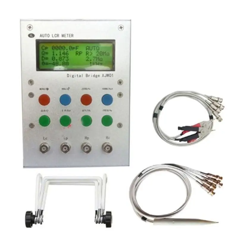 T36C XJW01 Digital Bridge 0.3% LCR Tester Resistance, Inductance, Capacitance, ESR, Finished Product US Plug
T36C XJW01 Digital Bridge 0.3% LCR Tester Resistance, Inductance, Capacitance, ESR, Finished Product US Plug