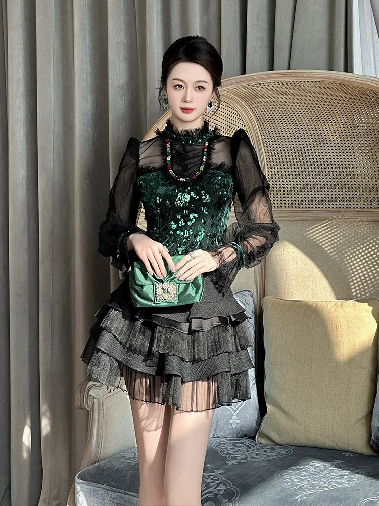 Spring New Style Sweet and Spicy Pure Desire Sexy Hot Girl Top Design Sequined Slim Bottoming Shirt for Women
Spring New Style Sweet and Spicy Pure Desire Sexy Hot Girl Top Design Sequined Slim Bottoming Shirt for Women