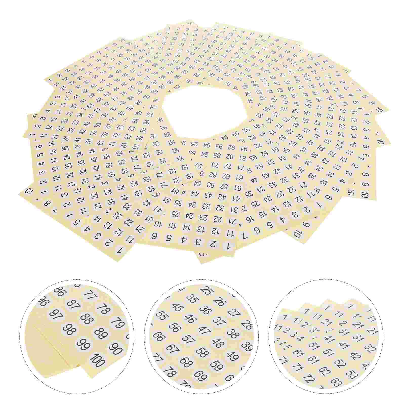 Coated Paper Stickers 15 Sheets Self Adhesive 1 100 Round Numbered Stickers Labels for ganizing Folders Storage
Coated Paper Stickers 15 Sheets Self Adhesive 1 100 Round Numbered Stickers Labels for ganizing Folders Storage