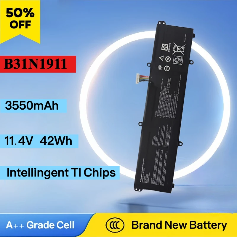 B31N1911 C31N1911 Аккумулятор для ноутбука ASUS VivoBook Flip 14 M413 M413DA TM420IA K413 X413 X421EA F413 Ноутбук X421DA X X413FF
B31N1911 C31N1911 Аккумулятор для ноутбука ASUS VivoBook Flip 14 M413 M413DA TM420IA K413 X413 X421EA F413 Ноутбук X421DA X X413FF