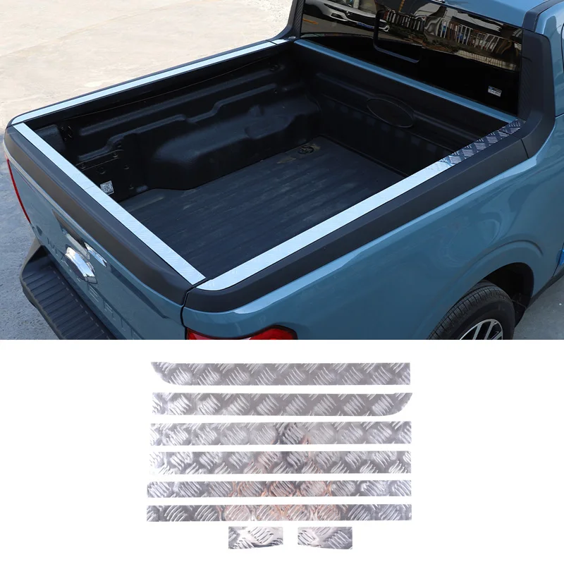 For 2022 Ford Maverick aluminum silver style car styling car trunk topside guard sticker car exterior protection accessories
For 2022 Ford Maverick aluminum silver style car styling car trunk topside guard sticker car exterior protection accessories
