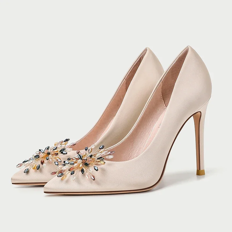 Size 31-44 High Heel Pumps Women Thin Heels Point Toe Party Shoes Slip-on Ladies Wedding Shoes
Size 31-44 High Heel Pumps Women Thin Heels Point Toe Party Shoes Slip-on Ladies Wedding Shoes