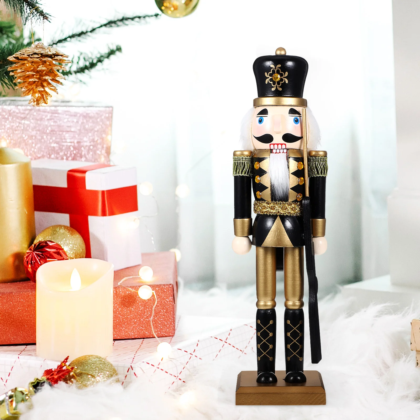Nutcracker Ornament Figurine Figurines Decoration Crafts Halloween Desktop Figure Man
Nutcracker Ornament Figurine Figurines Decoration Crafts Halloween Desktop Figure Man