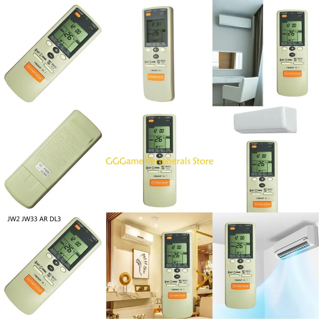 U55B Remote Control for AR-JW33 AR-DL3 Air Conditioners Universal Air Conditioning Remote Enjoy Easy Temperature Control
U55B Remote Control for AR-JW33 AR-DL3 Air Conditioners Universal Air Conditioning Remote Enjoy Easy Temperature Control