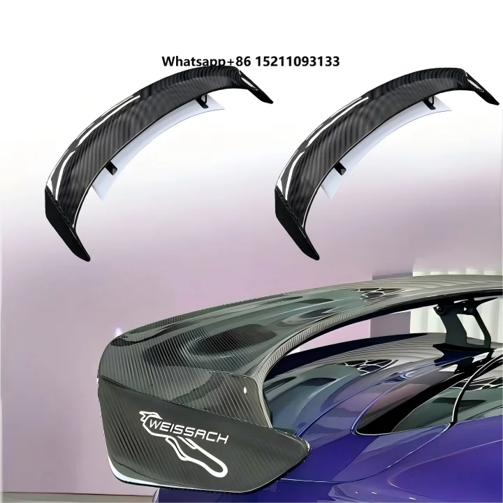 For Taycan with Turbo GT Large Rear Wing, Double-layer High-foot Wing, Weissach Rear Wing, Semi-carbon/full Carbon.
For Taycan with Turbo GT Large Rear Wing, Double-layer High-foot Wing, Weissach Rear Wing, Semi-carbon/full Carbon.