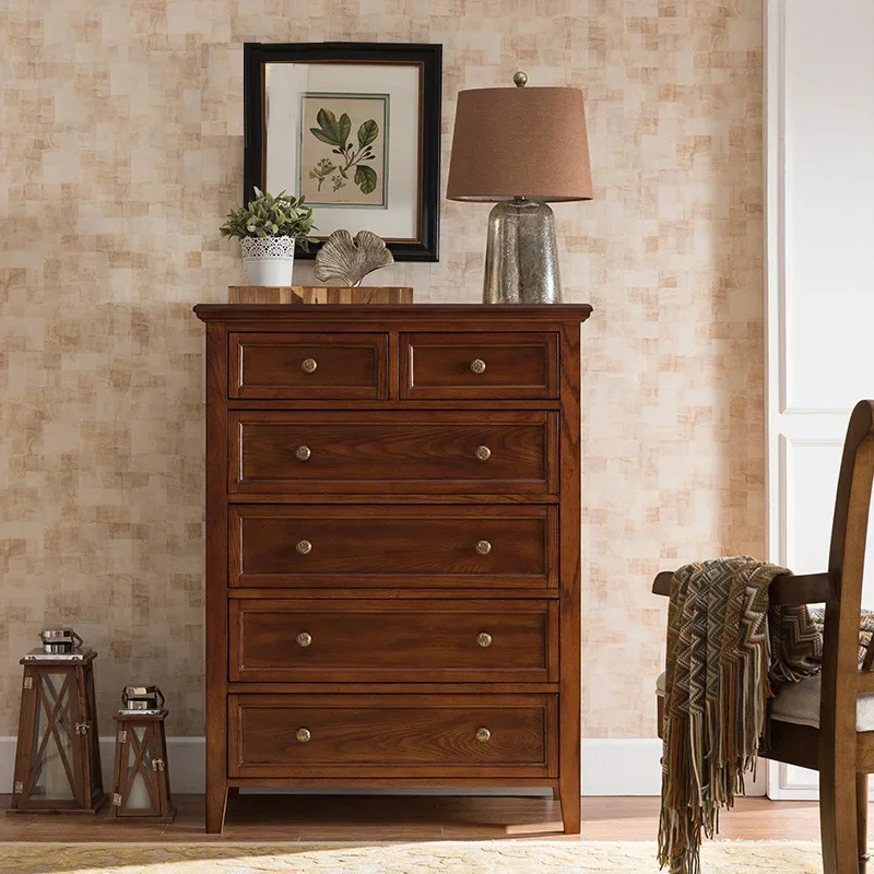 Light luxury home solid wood storage chest, bedroom complete storage cabinet
Light luxury home solid wood storage chest, bedroom complete storage cabinet