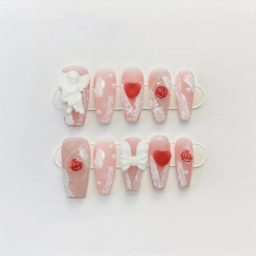 Japanese Style Handmade Nails Set Press On Professional Decoration Nail Art Manicuree Wearable Artificial False Nail With Desige
Japanese Style Handmade Nails Set Press On Professional Decoration Nail Art Manicuree Wearable Artificial False Nail With Desige