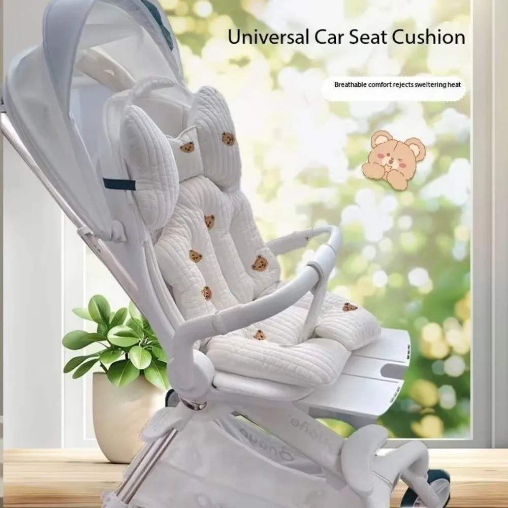 Double-sided Baby Stroller Cushion Breathable Soft Kids Cart Mat Cute Bear Support Liner Pad Baby Car Seat Cushion 
Double-sided Baby Stroller Cushion Breathable Soft Kids Cart Mat Cute Bear Support Liner Pad Baby Car Seat Cushion
