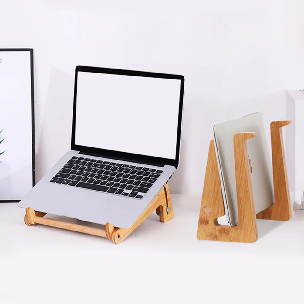 Wooden Computer Bracket Adjustable Laptop Stand Holder Supporting for Foldable Portable
Wooden Computer Bracket Adjustable Laptop Stand Holder Supporting for Foldable Portable