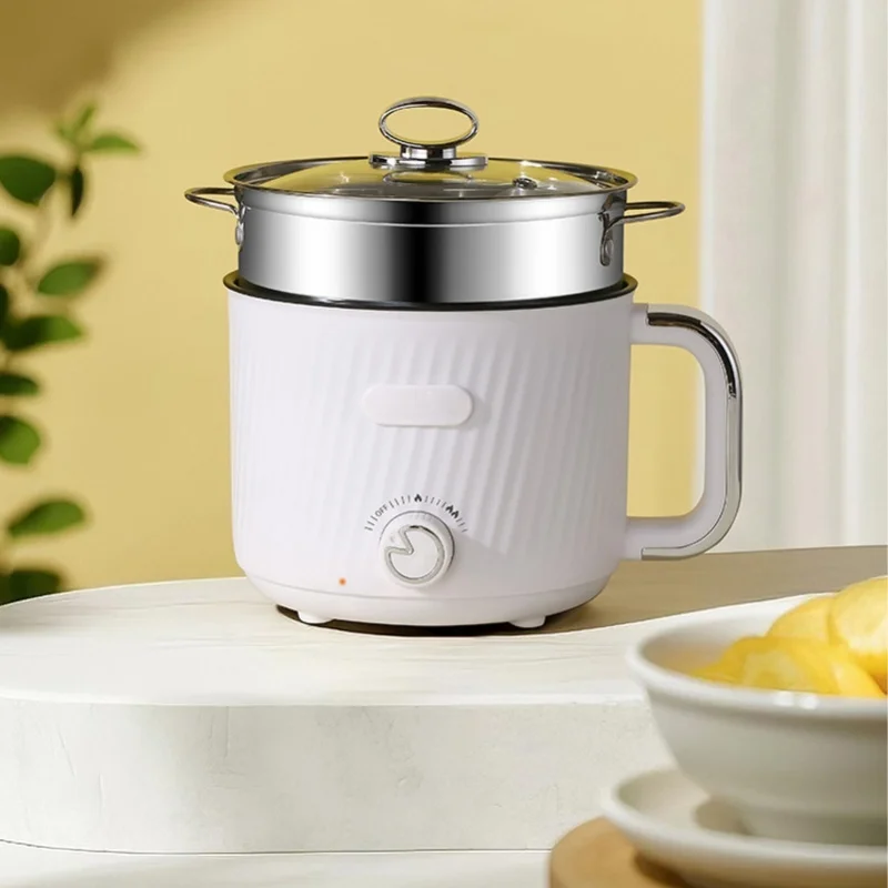110V Electric Hot Pot Stainless Steel Multifunctional Cooker with Steam Basket For Dorm Home Apartment US Plug
110V Electric Hot Pot Stainless Steel Multifunctional Cooker with Steam Basket For Dorm Home Apartment US Plug