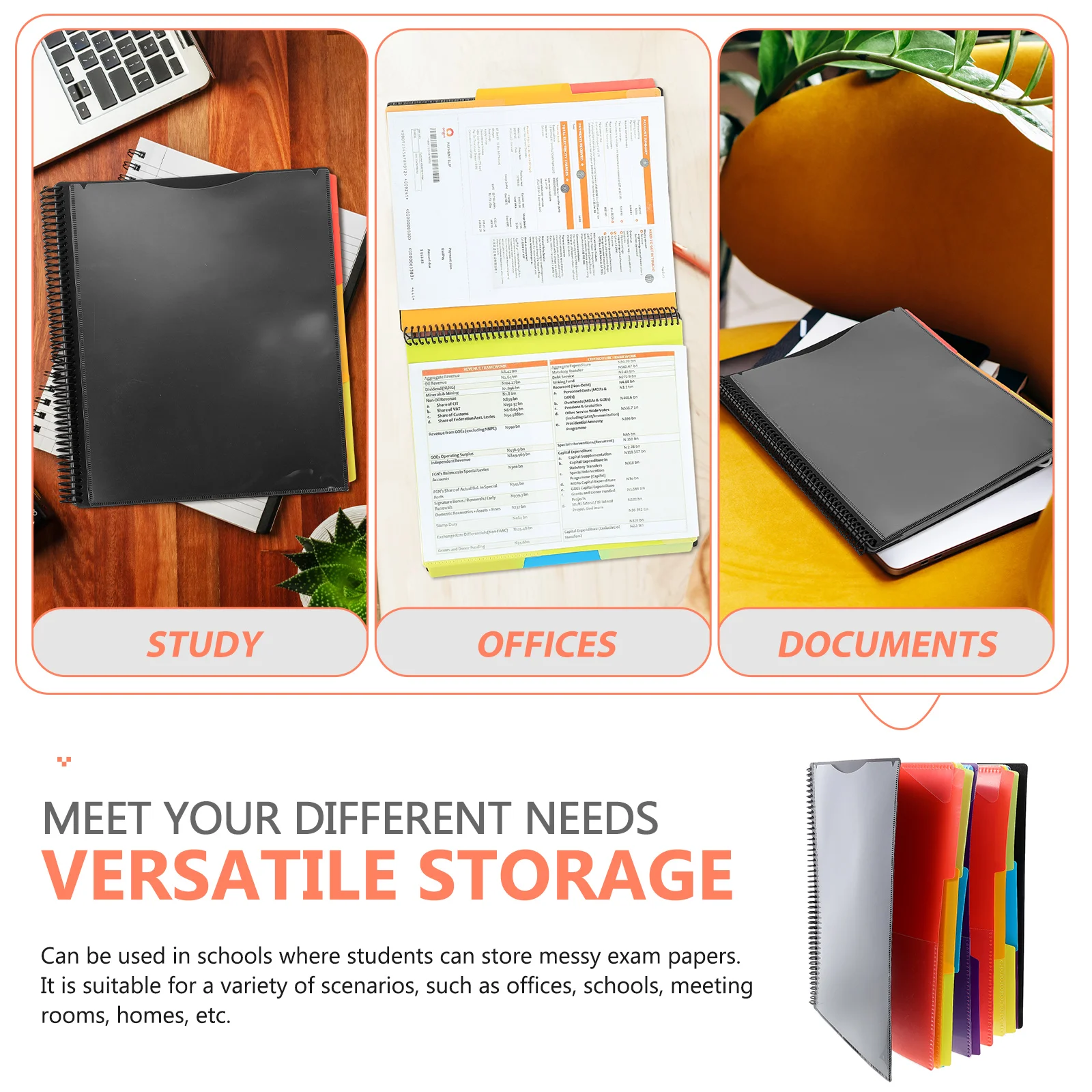 Plastic File Folder Document Holder Lightweight Portable Files ganizer Binder Container For School Office Use 
Plastic File Folder Document Holder Lightweight Portable Files ganizer Binder Container For School Office Use