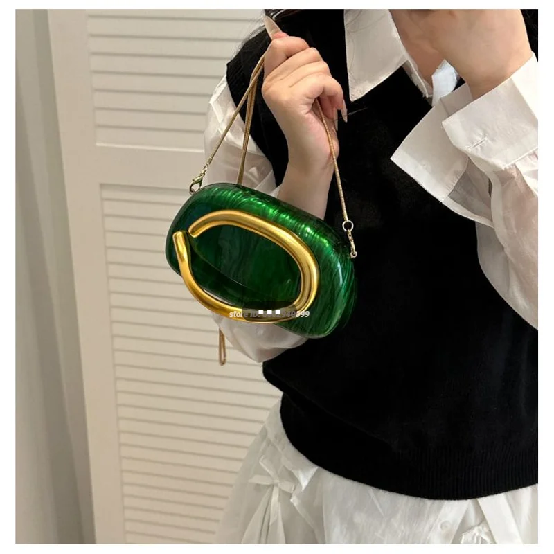 2026 Women's Fashion Acrylic Shell Clutch Bag - Unique Designer Shoulder Crossbody Purse for Wedding Party Evening Dinner
2026 Women's Fashion Acrylic Shell Clutch Bag - Unique Designer Shoulder Crossbody Purse for Wedding Party Evening Dinner