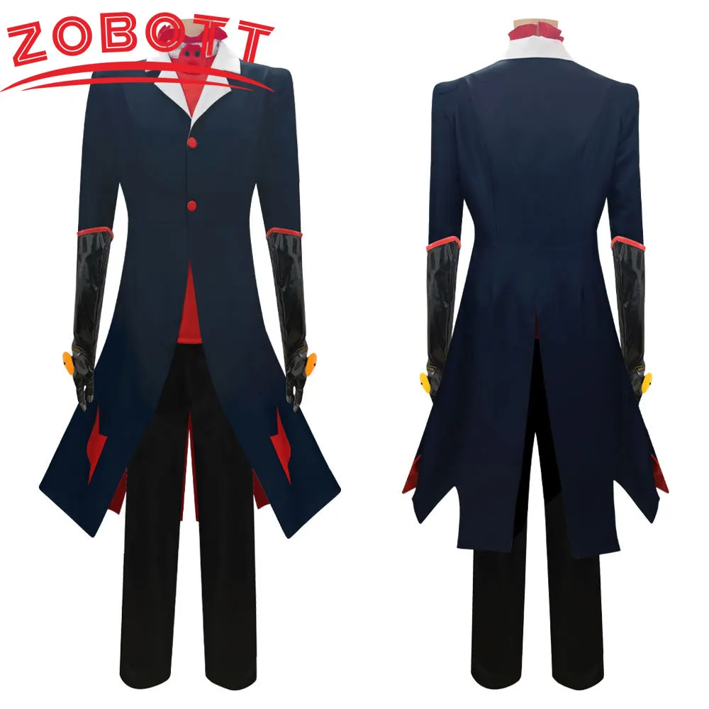 Movie Helluva Boss Blitzo Cosplay Costume Party Uniform Suit with Tail Halloween Outfit for Men Women Cos Clothes
Movie Helluva Boss Blitzo Cosplay Costume Party Uniform Suit with Tail Halloween Outfit for Men Women Cos Clothes