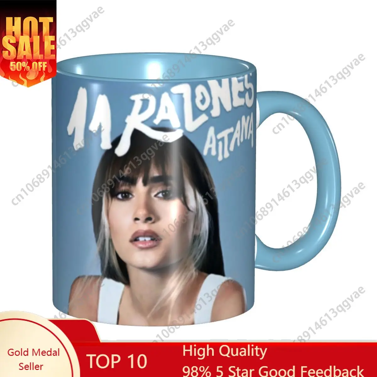 Aitanas Mug Personalized Music Singer Coffee Ceramic Mug Creative Present
Aitanas Mug Personalized Music Singer Coffee Ceramic Mug Creative Present