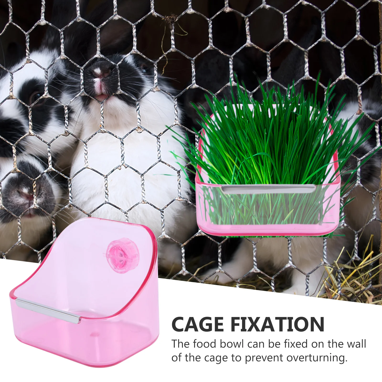 Pet Feeding Container Basin for Rabbit Cage Small Animal Durable Bowl Reduces Waste Keeps Cage Tidy Fresh Food
Pet Feeding Container Basin for Rabbit Cage Small Animal Durable Bowl Reduces Waste Keeps Cage Tidy Fresh Food