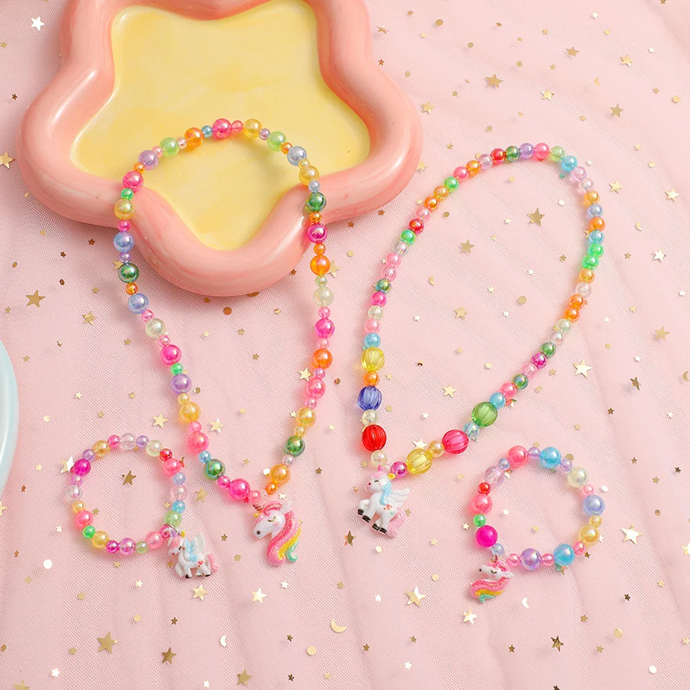 3 set Kids Jewelry Set For Little Girls, Beaded Bracelet Necklace Combo, Unicorn Tail Charm, Toddler Party Accessories,
3 set Kids Jewelry Set For Little Girls, Beaded Bracelet Necklace Combo, Unicorn Tail Charm, Toddler Party Accessories,