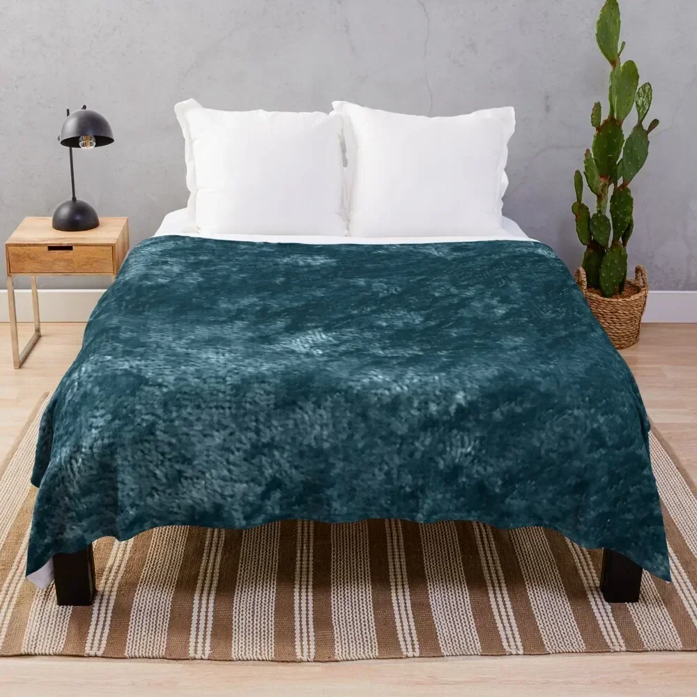 Peacock teal velvet Throw Blanket Reusable Durable Soft Blanket for All Seasons
Peacock teal velvet Throw Blanket Reusable Durable Soft Blanket for All Seasons