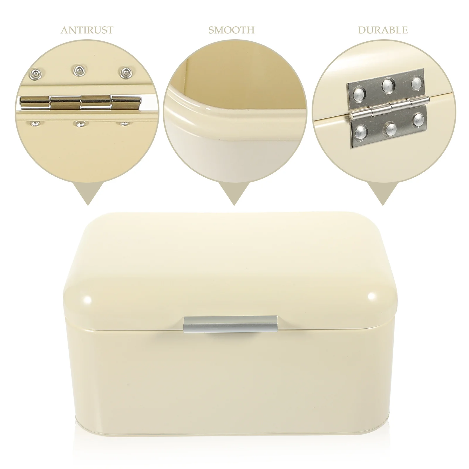 Countertop Bread Box Metal Food Storage Container Kitchen Organizer for Bread Snacks Heat Insulated Polished Scratch Resistant
Countertop Bread Box Metal Food Storage Container Kitchen Organizer for Bread Snacks Heat Insulated Polished Scratch Resistant