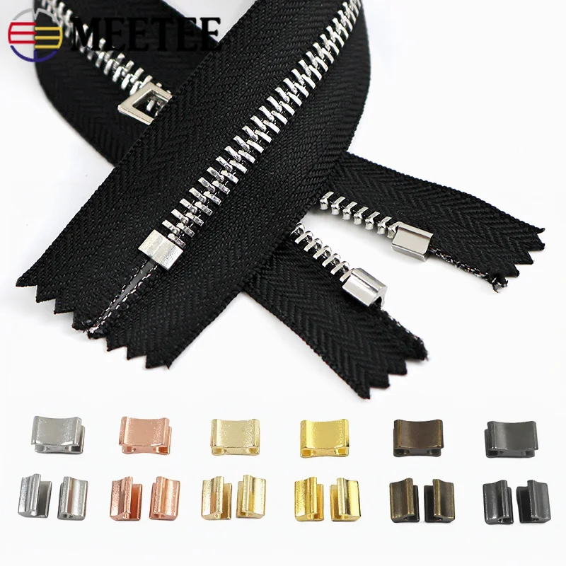 30/50Sets Metal Zipper Stopper for 3#/5#/8#/10# Zip Non-slip Zippers Upper Stop Tail Clip Buckle Zips Repair Kit DIY Accessories
30/50Sets Metal Zipper Stopper for 3#/5#/8#/10# Zip Non-slip Zippers Upper Stop Tail Clip Buckle Zips Repair Kit DIY Accessories