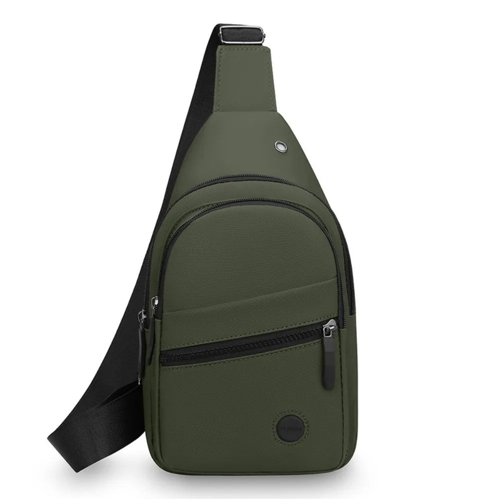 Waterproof Men's Chest Bag Oxford Cloth Multi-pocket Messenger Bag Earphone Hole Adjustable Shoulder Strap Chest Pack
Waterproof Men's Chest Bag Oxford Cloth Multi-pocket Messenger Bag Earphone Hole Adjustable Shoulder Strap Chest Pack
