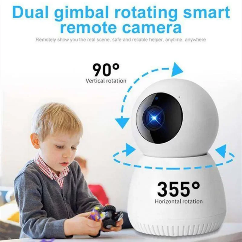 A8 Беспроводная IP-камера Wi-Fi 1080P HD Автоматическое отслеживание Инфракрасное ночное видение Голосовой домофон Сетевая камера для мониторинга домашней безопасности
A8 Беспроводная IP-камера Wi-Fi 1080P HD Автоматическое отслеживание Инфракрасное ночное видение Голосовой домофон Сетевая камера для мониторинга домашней безопасности