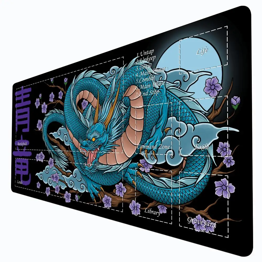 Japanese dragon Magic Card Battle Game Mat with zone mtg playmat desk mat Commander Playmat suitable for family gatherings
Japanese dragon Magic Card Battle Game Mat with zone mtg playmat desk mat Commander Playmat suitable for family gatherings