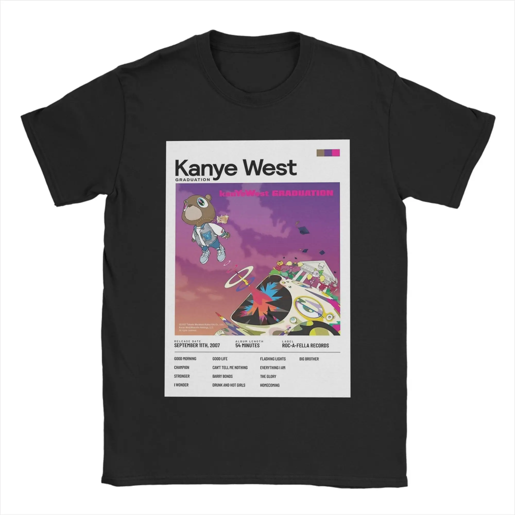 Kanye West Graduation T Shirt Men's 100% Cotton Vintage T-Shirt Round Neck Tee Shirt Short Sleeve Clothing Classic
Kanye West Graduation T Shirt Men's 100% Cotton Vintage T-Shirt Round Neck Tee Shirt Short Sleeve Clothing Classic