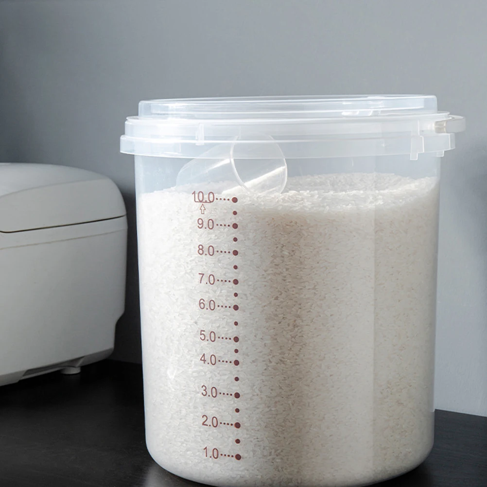 Sealed Bucket 5L Bug Proof Moisture Resistant Transparent Plastic Containers Food Storage Boxes Coarse Cereals Rice Holder
Sealed Bucket 5L Bug Proof Moisture Resistant Transparent Plastic Containers Food Storage Boxes Coarse Cereals Rice Holder