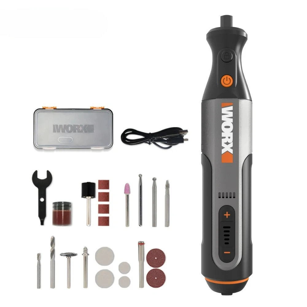 Аккумуляторный мини-гравер Youpin Worx WX106/WX750: роторный инструмент для шлифовки и полировки с регулируемой скоростью, электрическая дрель, электроинструмент
Аккумуляторный мини-гравер Youpin Worx WX106/WX750: роторный инструмент для шлифовки и полировки с регулируемой скоростью, электрическая дрель, электроинструмент