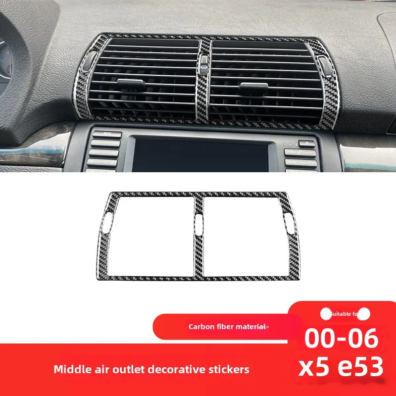 Suitable for Bmw00-06StyleX5 E53Carbon Fiber Interior Modification Parts Middle Air Vent Decorative Sticker
Suitable for Bmw00-06StyleX5 E53Carbon Fiber Interior Modification Parts Middle Air Vent Decorative Sticker