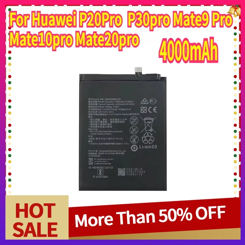 Высококачественные аккумуляторы для мобильных телефонов Huawei P20 Pro, P30 Pro, Mate 9 Pro, Mate 10 Pro, Mate 20 Pro, 4000 мАч
Высококачественные аккумуляторы для мобильных телефонов Huawei P20 Pro, P30 Pro, Mate 9 Pro, Mate 10 Pro, Mate 20 Pro, 4000 мАч