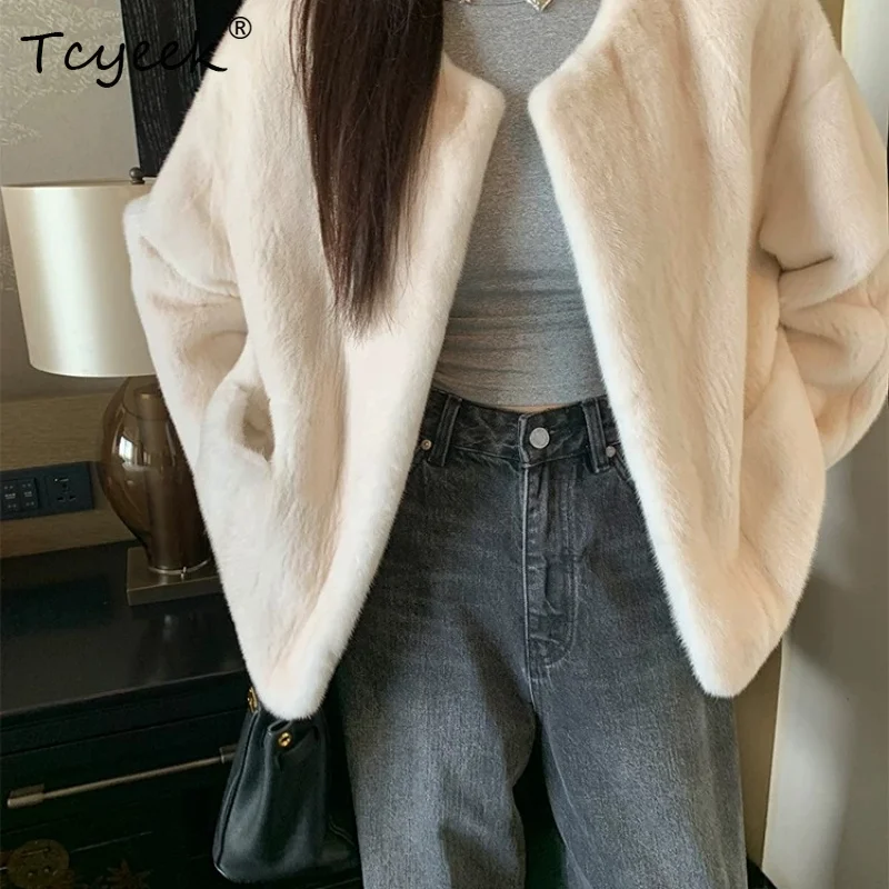 Tcyeek Natural Mink Fur Coat Women Winter Clothes Womens Coats Real Whole Mink Warm Jacket Loose Fit Fashion Пальто Женское
Tcyeek Natural Mink Fur Coat Women Winter Clothes Womens Coats Real Whole Mink Warm Jacket Loose Fit Fashion Пальто Женское