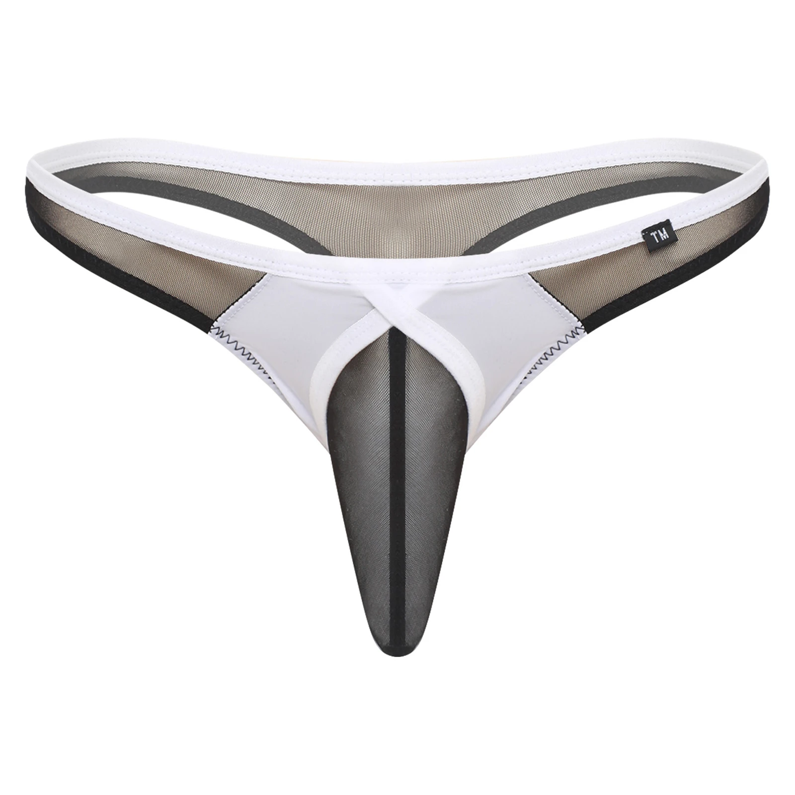 Men's Fashion Low Rise T-back Thong Sheer Mesh Sheath Contrast Color T-back Briefs G-string Jockstrap Underpants Nightwear
Men's Fashion Low Rise T-back Thong Sheer Mesh Sheath Contrast Color T-back Briefs G-string Jockstrap Underpants Nightwear