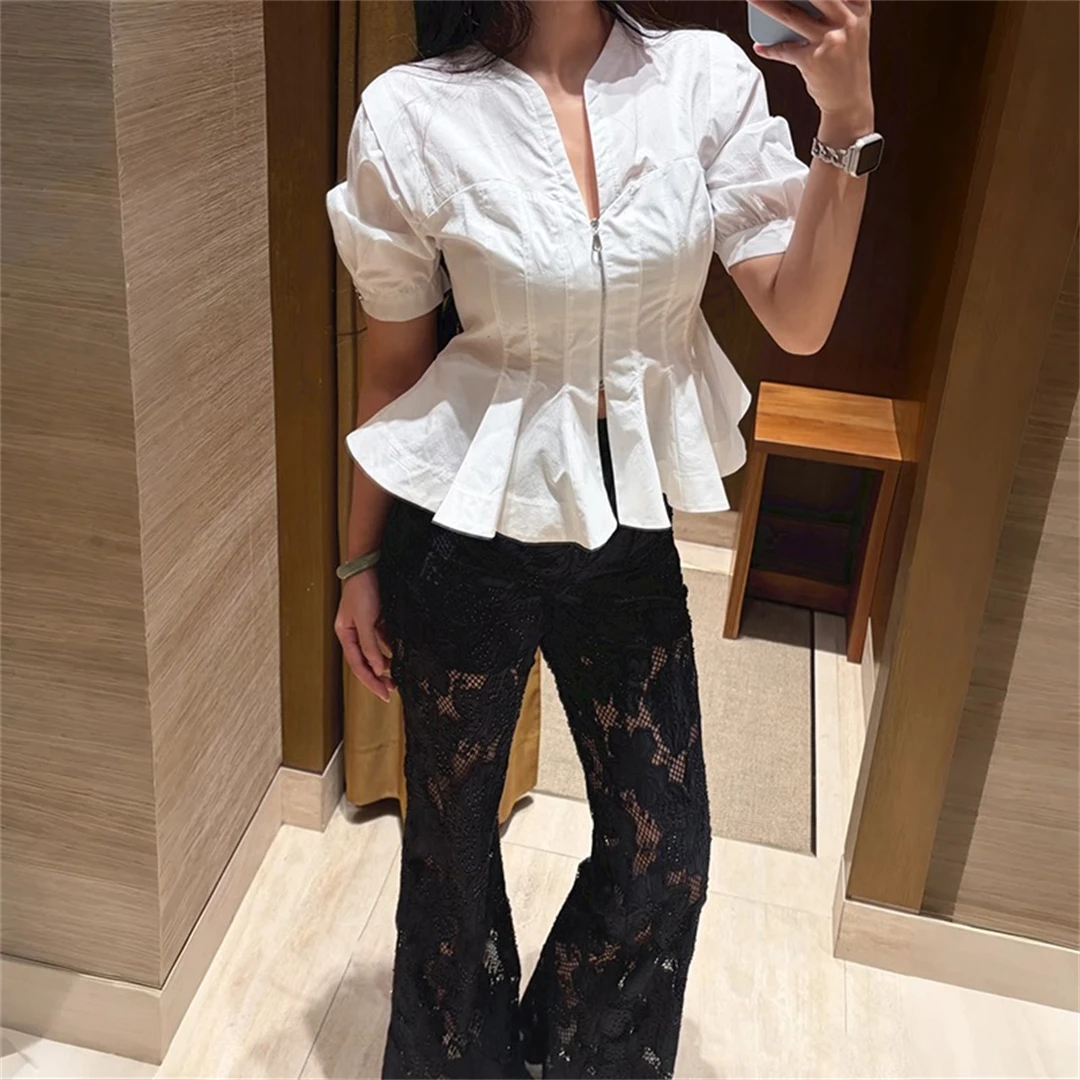 Fashionable French Style White Shirt Waist Cinched Long Sleeve Breathable Cotton Spring 2026 Women's Premium Quality Blouse
Fashionable French Style White Shirt Waist Cinched Long Sleeve Breathable Cotton Spring 2026 Women's Premium Quality Blouse