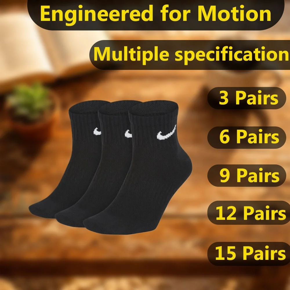 Комплект спортивных носков с логотипом Nike, оптовая упаковка, впитывающий влагу и дышащий, удобный для ежедневных тренировок, унисекс SX7677
Комплект спортивных носков с логотипом Nike, оптовая упаковка, впитывающий влагу и дышащий, удобный для ежедневных тренировок, унисекс SX7677