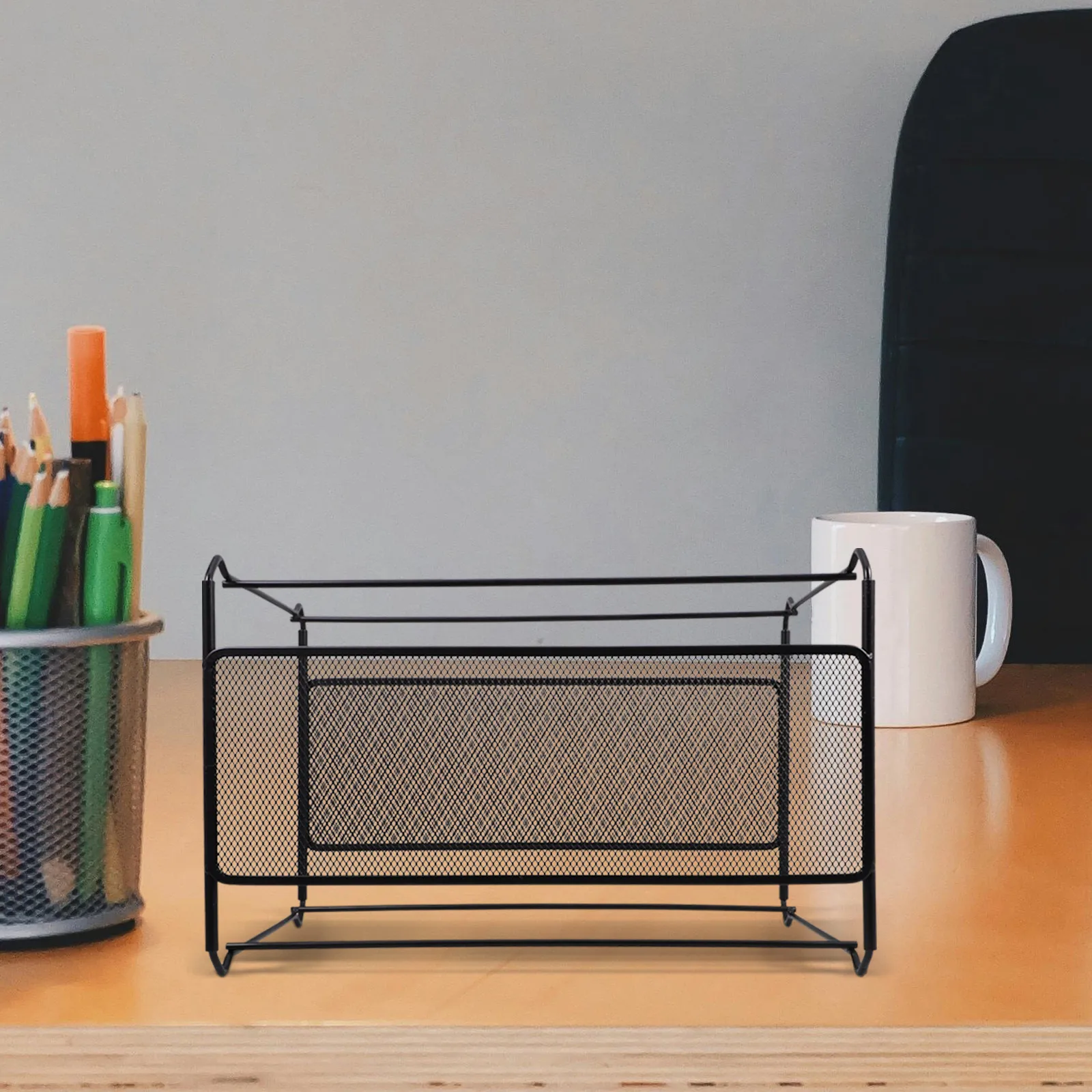 Heavy Duty Iron File Holder Desktop Document Rack Mesh Book Storage Organizer for Office Desk Filing Folder Organizer Magazine
Heavy Duty Iron File Holder Desktop Document Rack Mesh Book Storage Organizer for Office Desk Filing Folder Organizer Magazine