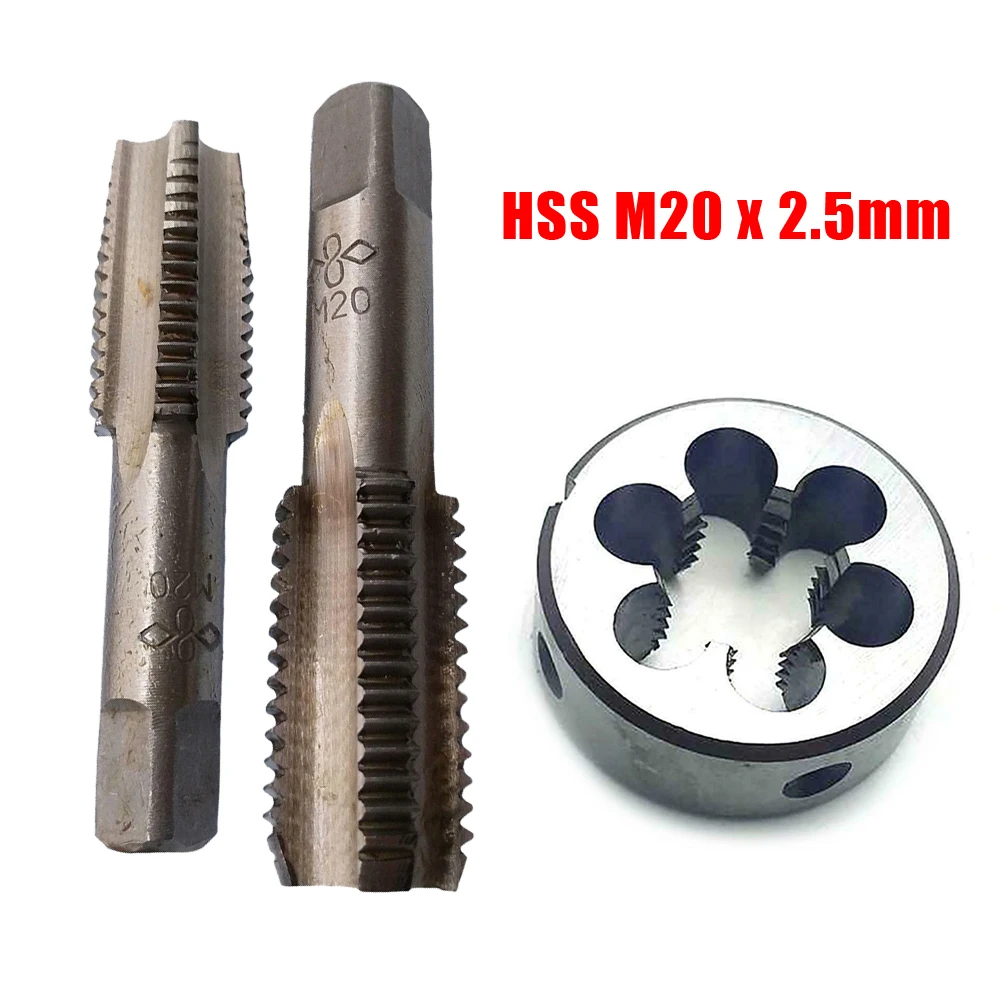 HSS M20x2.5mm Taper & Plug Tap & M20x2.5mm Die Metric Thread Right Hand HSS Screw Tap Drill Bit Set Right Hand Tap & Die Set
HSS M20x2.5mm Taper & Plug Tap & M20x2.5mm Die Metric Thread Right Hand HSS Screw Tap Drill Bit Set Right Hand Tap & Die Set