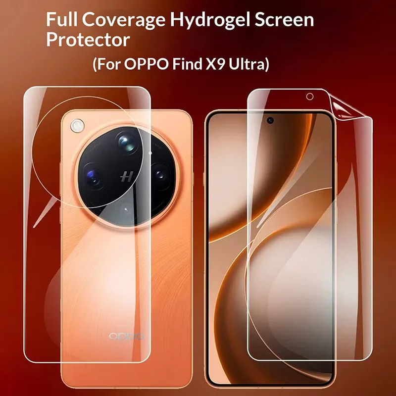 Full Cover Front Back Matte Hydrogel Film for OPPO Find X9 Ultra Screen Protector TPU Film for OPPO Find X9 Pro No Glass
Full Cover Front Back Matte Hydrogel Film for OPPO Find X9 Ultra Screen Protector TPU Film for OPPO Find X9 Pro No Glass
