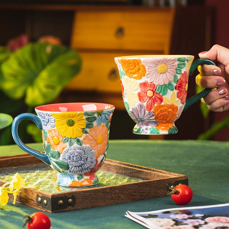 ZML ceramic cup household water cup office large capacity high value coffee cup
ZML ceramic cup household water cup office large capacity high value coffee cup