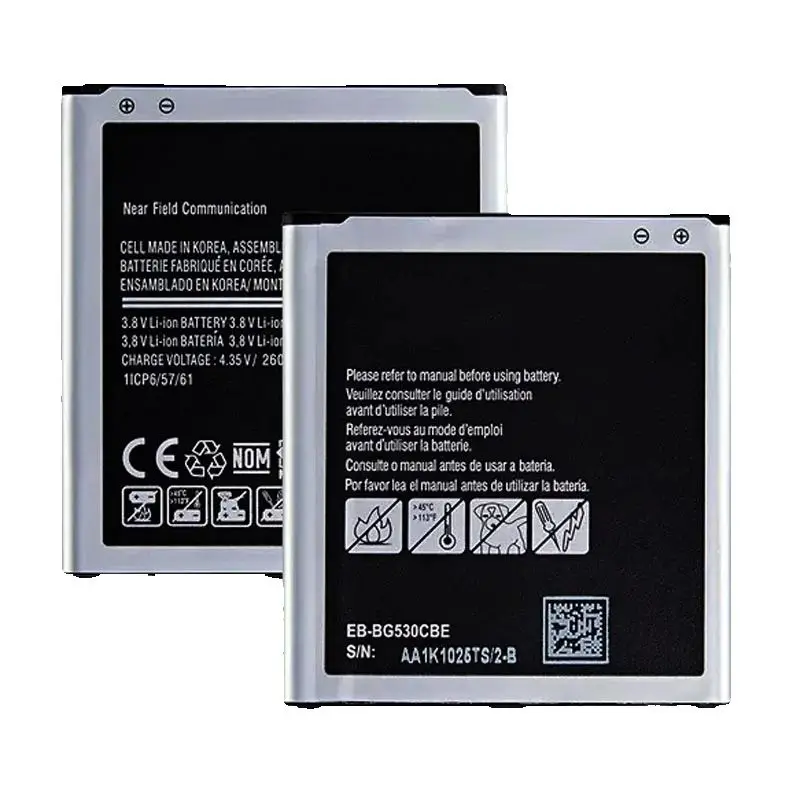 Совершенно новый аккумулятор EB-BG531BBE EB-BG530CBE 2600 мАч для Samsung Galaxy Grand Prime J3 2016 j2 prime G5308W G530 G531F
Совершенно новый аккумулятор EB-BG531BBE EB-BG530CBE 2600 мАч для Samsung Galaxy Grand Prime J3 2016 j2 prime G5308W G530 G531F