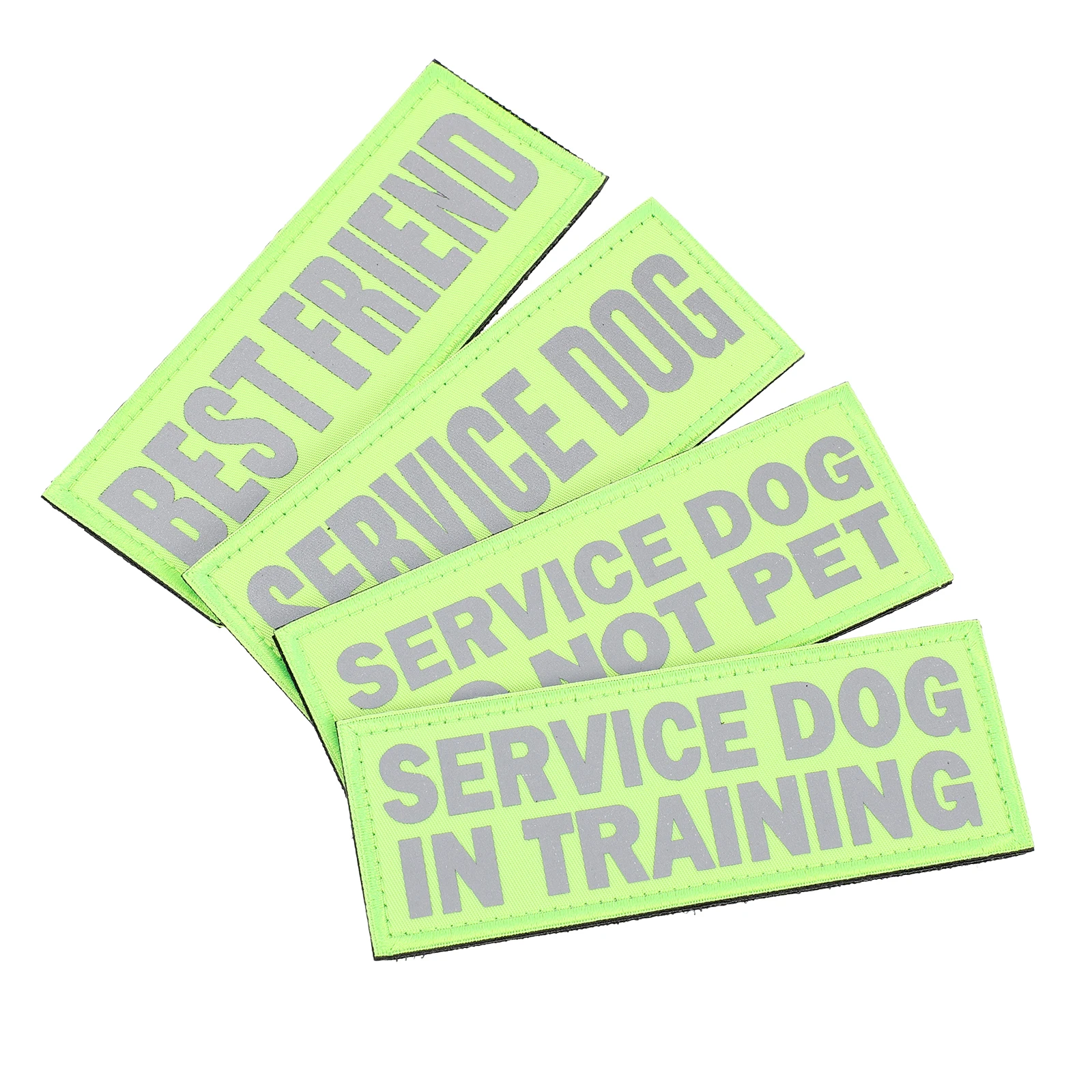4 Pcs Pet Strap Durable Nylon Reflective Service Dog Patches for Harness Daily Wear Outdoor Activities Dog Accessory Pet
4 Pcs Pet Strap Durable Nylon Reflective Service Dog Patches for Harness Daily Wear Outdoor Activities Dog Accessory Pet