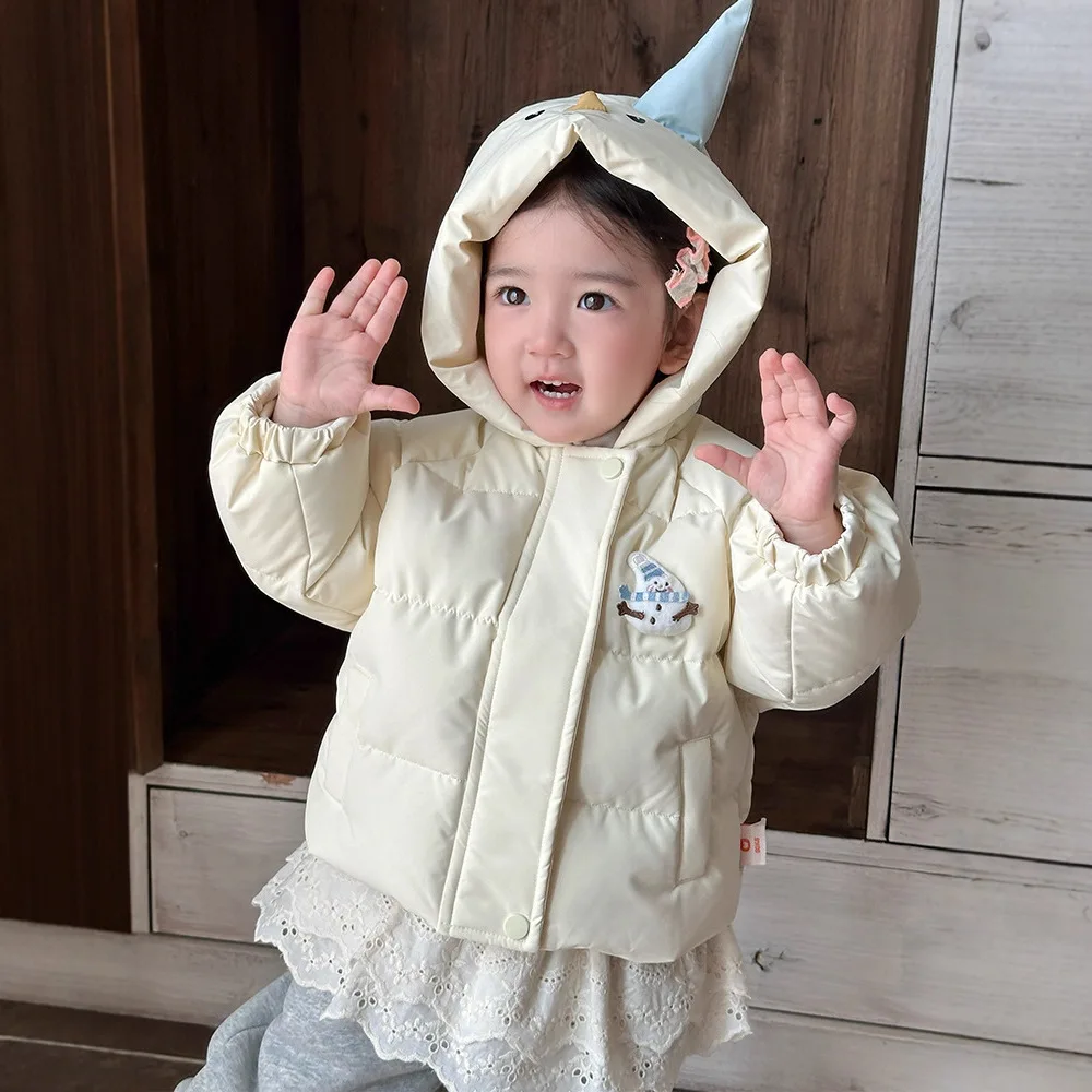 Kids Baby Girls Outerwear Coat Thick Warm Children 1-6y Girls Down Coat Cartoon Print 90% White Duck Toddler Girl Down Jacket
Kids Baby Girls Outerwear Coat Thick Warm Children 1-6y Girls Down Coat Cartoon Print 90% White Duck Toddler Girl Down Jacket