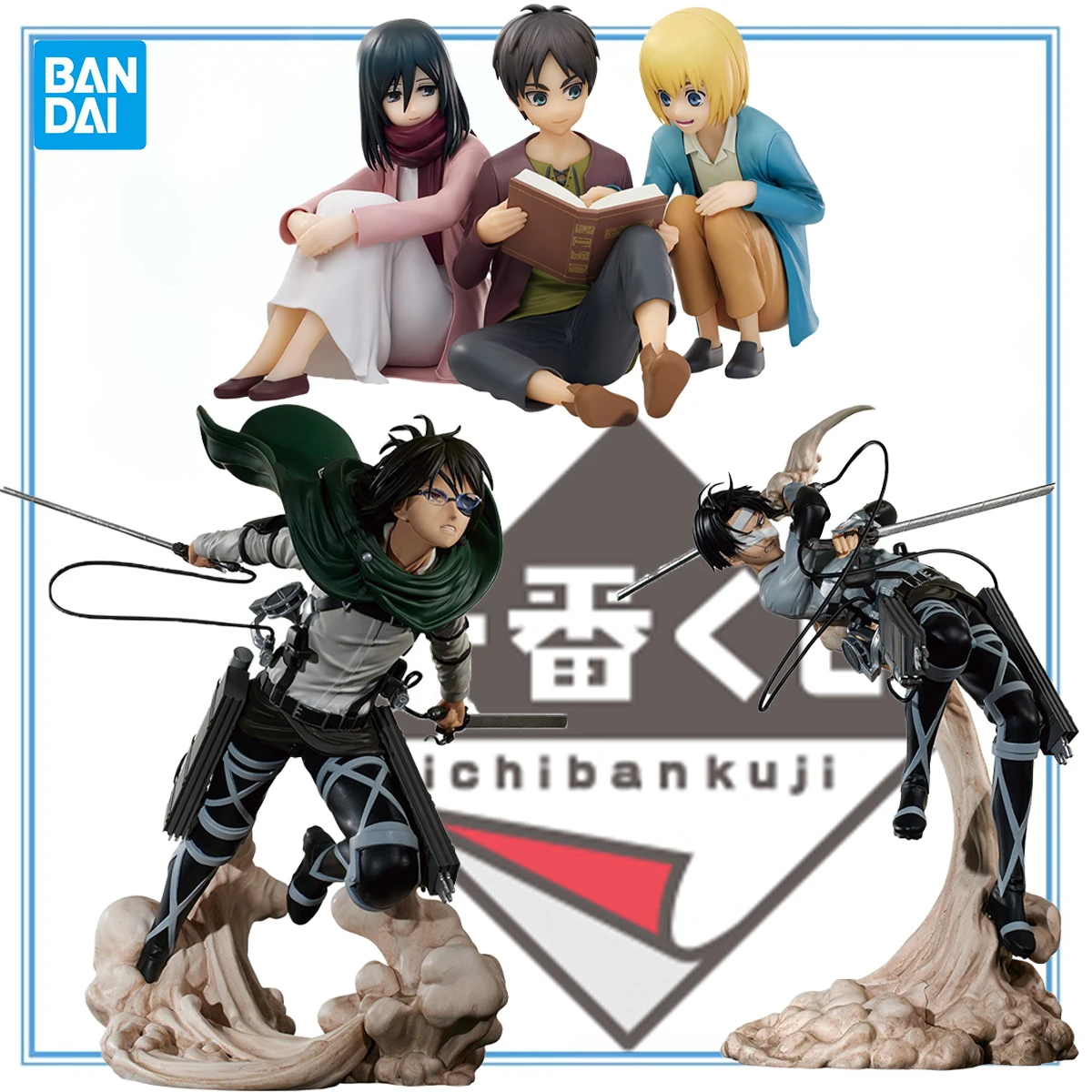 100% Original in Stock Bandai Spirits Ichiban Kuji Shingeki No Kyojin Eren Yeager Armin Arlert Mikasa Ackerman Levi Hange Zoe
100% Original in Stock Bandai Spirits Ichiban Kuji Shingeki No Kyojin Eren Yeager Armin Arlert Mikasa Ackerman Levi Hange Zoe